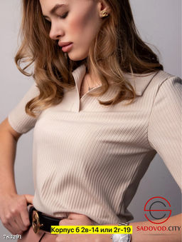 Женская футболка поло лапша - Bruno фото 3