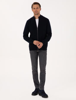 Lacivert Regular Fit Triko H_rka - Pierre cardin фото 4