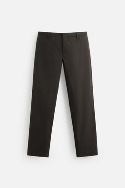 WAXED-EFFECT SUIT TROUSERS - Zara фото 6