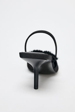 BOW SLINGBACK HEELS - Zara фото 6