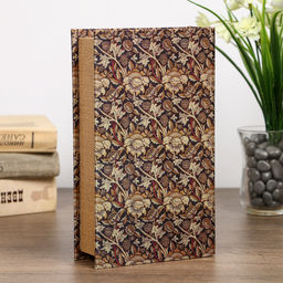 Шкатулка книга - сейф «Чертополох», дерево, 21×13×5 см