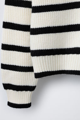 STRIPED KNIT SWEATER - Zara фото 4