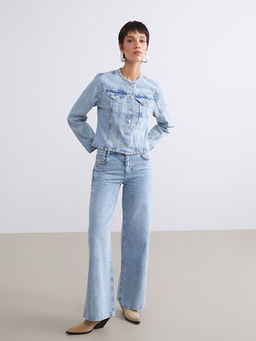 Baggy Fit Kad?n Jean Pantolon