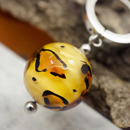 Серьги из муранского стекла LEOPARD LS3135 - Vloes фото 5