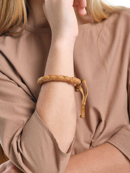 Браслет шамбала PW0560 темно коричневый - Mini maxi фото 5