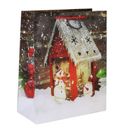 Цена за 12 шт. Пакет подарочный 18x23x10см / 5383M /уп 12/720/Новый год - Галеонтрейд фото 4