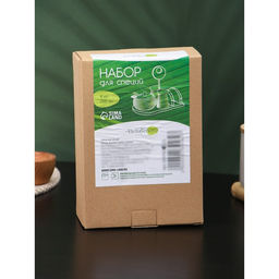 Набор для специй на деревянной подставке BellaTenero, 4 предмета: солонка 70 мл, перечница 70 мл, сахарница 250 мл, салфетница, белый  фото 8