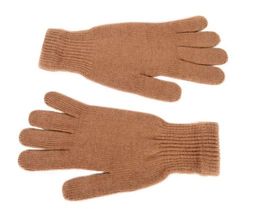 Перчатки однослойные Soft из верблюжьей шерсти
