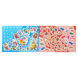 250 новогодних наклеек Дедушка Мороз, 8 стр. - Буква-ленд фото 4