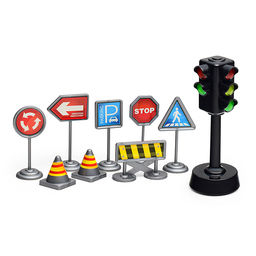 Набор дорожных знаков "Мой друг-светофор!" в коробке