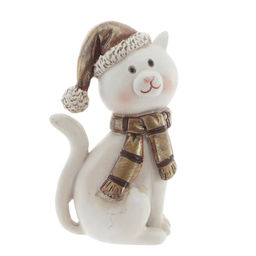 Фигурка декоративная "Кошка", L5 W4 H9 см, 2в.