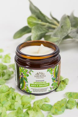 Аромасвеча Мята и эвкалипт - Siberina фото 4