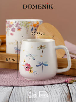 Набор BLOSSOMBOX 3пр (банка для хранения 600мл, кружка 2шт 340мл) - Domenik фото 4