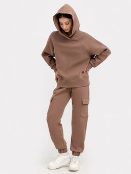 Брюки женские карго в таупово-бежевом цвете тауп 182414-1