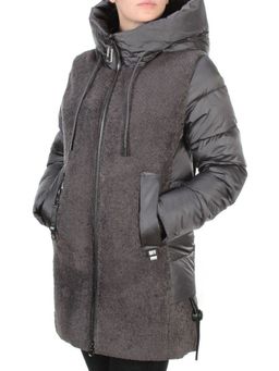 D6816 DARK GRAY Куртка зимняя женская KARERSITER (200 гр. холлофайбера) - Fashion фото 3