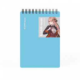 Цена за 4 шт. Блокнот с пластиковой обложкой на спирали ErichKrause Manga, А6, 80 листов, клетка_MIX-PACK  фото 5