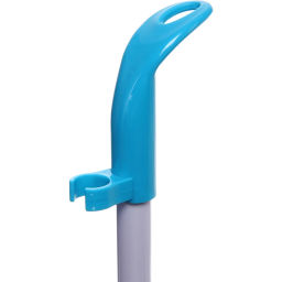 Набор для уборки, щетка для пола с совком синий