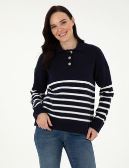 Lacivert Comfort Fit Kazak