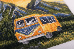 Klart набор для вышивания 8-511 Поездка к закату 10 х 10 см