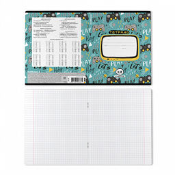 Цена за 10 шт. Тетрадь школьная ученическая ErichKrause Gamepad, 12 листов, клетка (в плёнке по 10 шт.)_MIX-PACK  фото 8