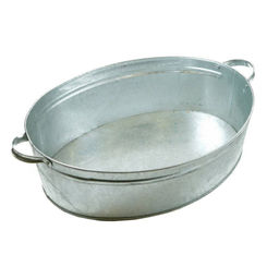 Таз оцинкованный овальный 23л