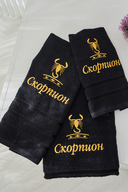 14418/10 Знаки зодиака полотенце махровое плотность 350гр