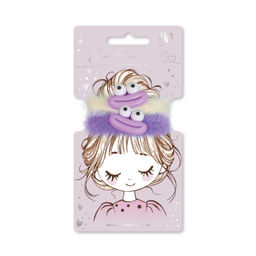 Набор резинок для волос арт. 71825 / 10 ПУШИСТЫЕ МОНСТРИКИ (в наборе: 2шт., б/р, вулканизированная р