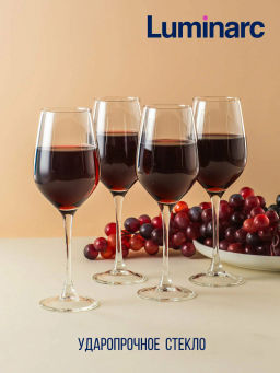 Набор бокалов ВРЕМЯ ДЕГУСТАЦИЙ ШАБЛИ 4шт 350мл арт.P6817 /Люминарк/ - Luminarc фото 6