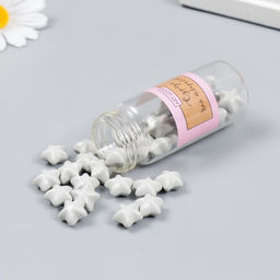 Сургуч в гранулах в баночке "Звёздочки" серый туман 16 гр 7х3х3 см