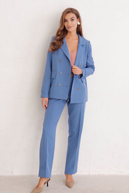 11778 Брюки со стрелками голубые - Martichelli фото 2