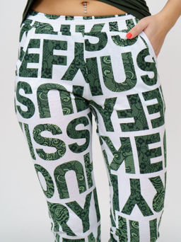 783 Пижама "Буквы/хаки"