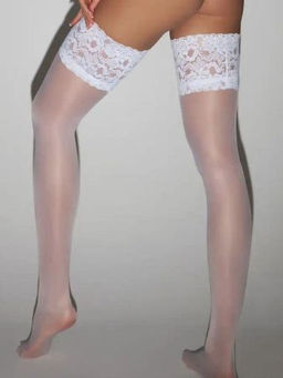 Чулки TEATRO PRESTIGE 40 den белый - Lui et elle фото 9