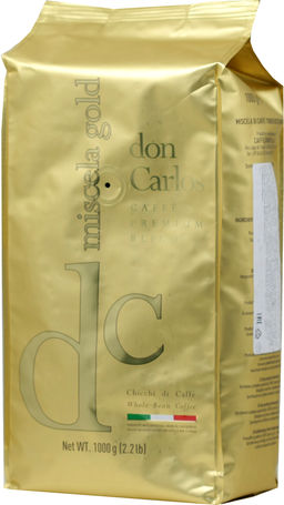 Carraro. Gold Don Carlos (зерновой) 1 кг. мягкая упаковка