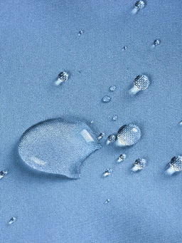 Парка женская софтшелл виндстоппер удлинённая с капюшоном голубого цвета 9614_1Gl