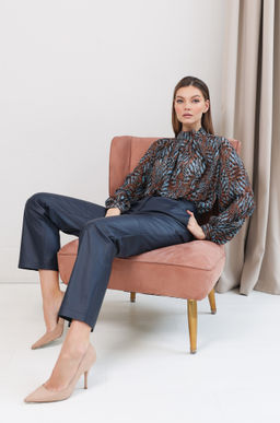 Блузка со сборкой по переду - Looklikecat фото 5