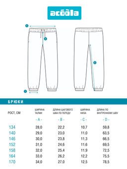 ACOOLA / Брюки детские для мальчиков Horrigan_pn темно-серый  фото 9