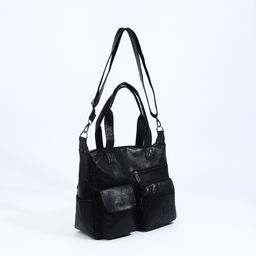 Сумка-тоут на молнии цвет чёрный - Simaland фото 3