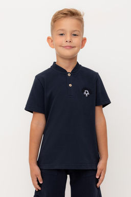 Crockid _ КР 302405-1/индиго к534 фуфайка (футболка) для мал  фото 2