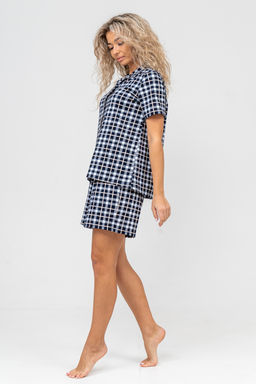 Костюм женский Натали из хлопка в клетку  фото 47