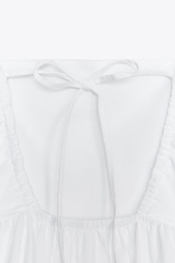 POPLIN PANEL MIDI DRESS - Zara фото 16