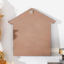 Настенные крючки декоративные Сердце из листьев. Дом, ключница, дерево, 16.5?0.8?16.8 см