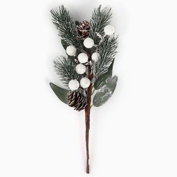 Ветка декоративная новогодняя, 28×12×6 см