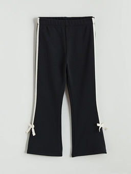 Fiyonklu ?spanyol Pa?a K?z ?ocuk Tayt Pantolon