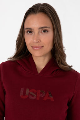 Kad_n Bordo Basic Sweatshirt Sepette S_rpriz _ndirim - U.s. polo assn фото 2