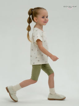 Костюм Актив бордовые тюльпанчики-оливка - Sovalina фото 8