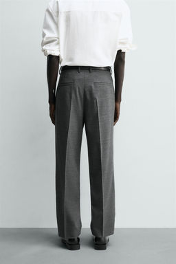 PANTAL?N STRAIGHT FIT CONFORT / Gris vigor? - Zara фото 3