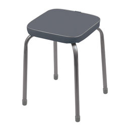 Табурет "Фабрик 3"(Фаворит 3) (квадратное сидение) труба 22мм ТФ03/СК/СС/С/ТС/К