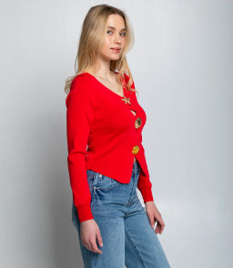 Кардиган #КТ308 (4), красный