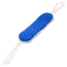 Мочалка банная Овал 35х13см, полипропилен, мелкий ворс, с поролоном, двухцветная, каждая сторона разного цвета, цвета микс,Eco-Price (Россия) - Домашняя мода фото 5