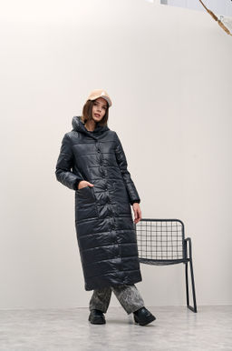 Пальто женское Лара черный - Yollochka фото 5